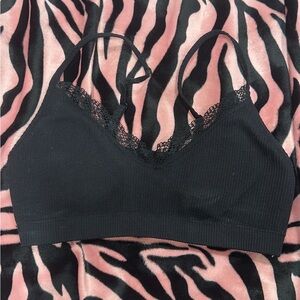 Aeropostale Black Seamless Bra Intimates